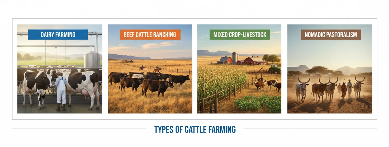 Different Types of Cattle Farming