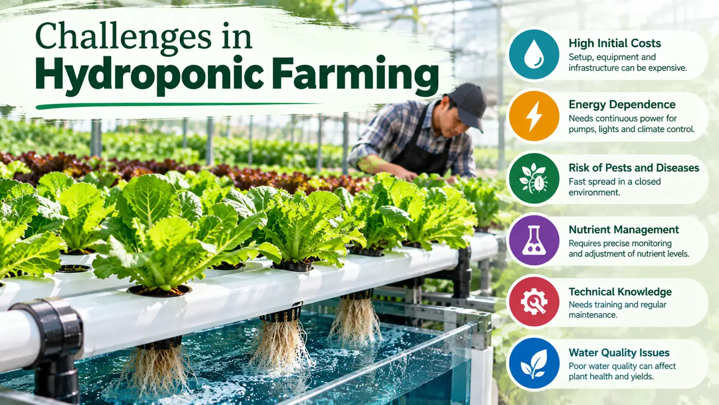 Challenges in Hydroponic Farming
