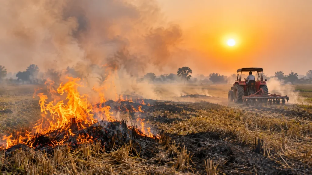 Effects of Stubble Burning on Nature