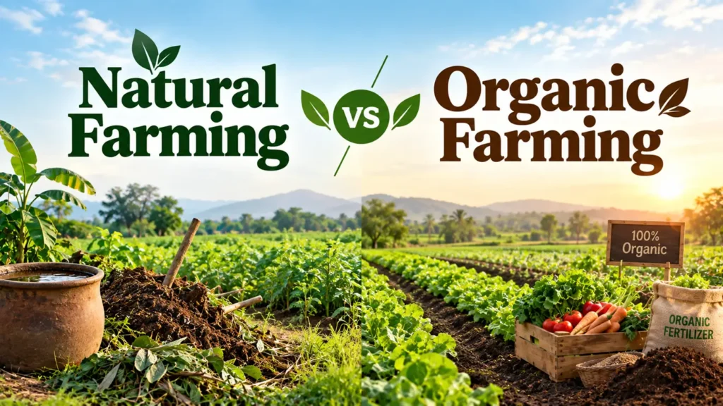 Natural Farming vs Organic Farming