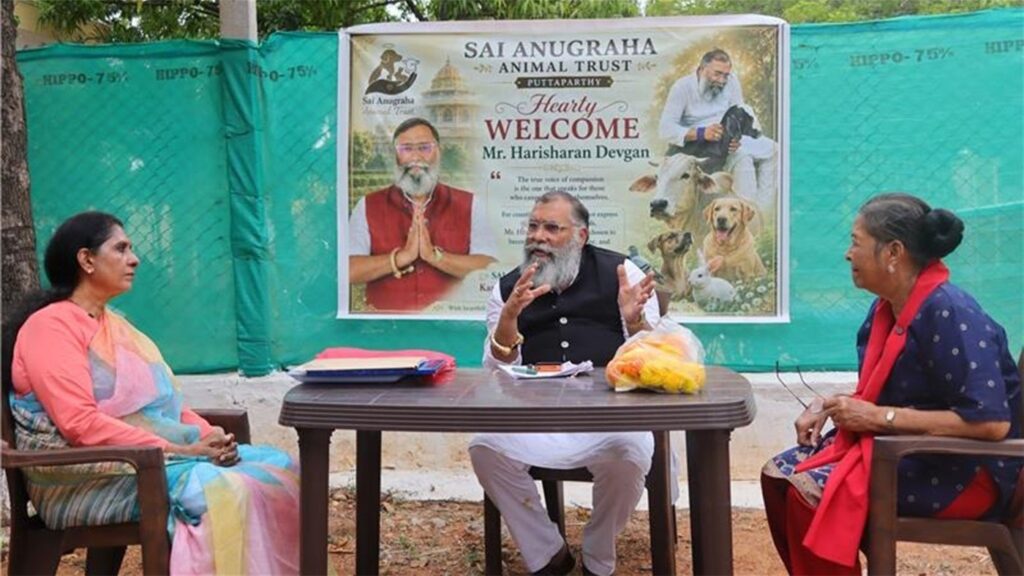 Harisharan Devgan Supporting Animal Welfare at Sai Anugraha Animal Trust