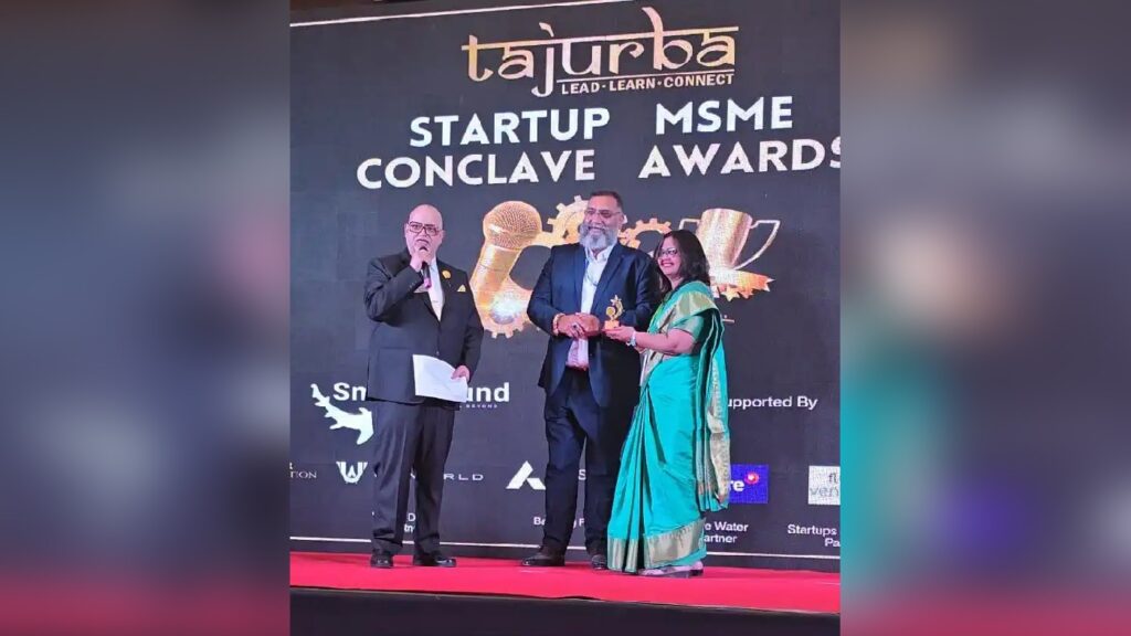 Harisharan Devgan at Tajurba Startup & Msme Conclave & Awards